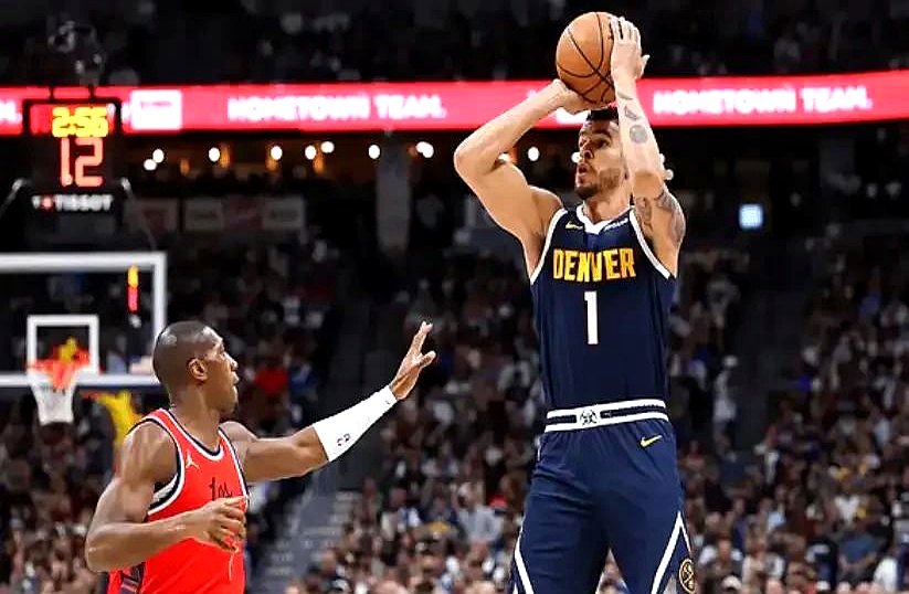 包含NBA季后赛掘金客场击败快船，系列赛领先的词条